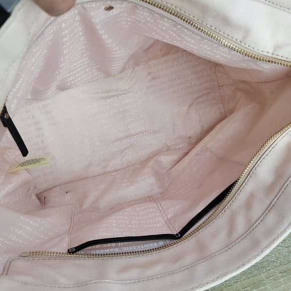 Kate Spade Cream and Black Whimsical Tote - Picture 6 of 16